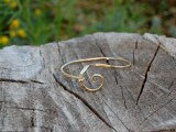 Gold Forged Bracelet
